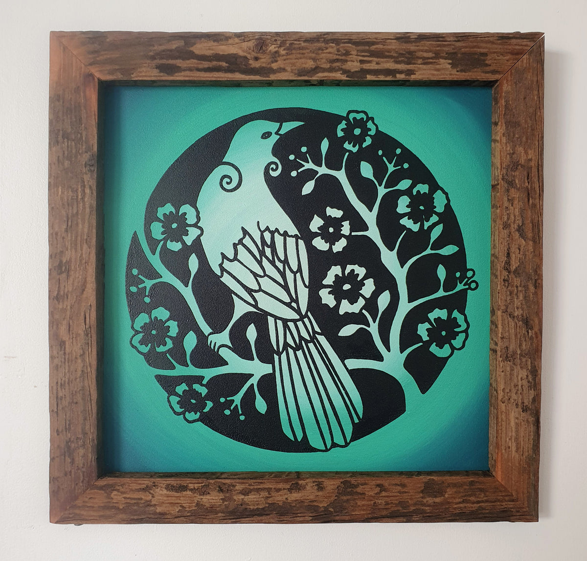 Tui and Manuka Framed