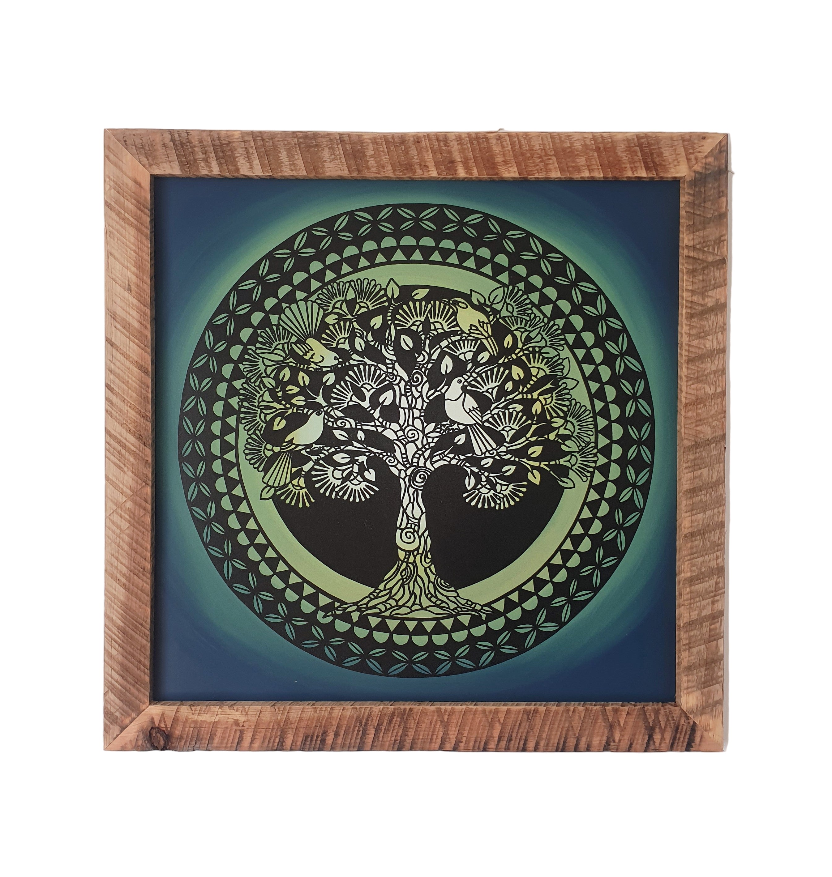 NZ Tree of life framed